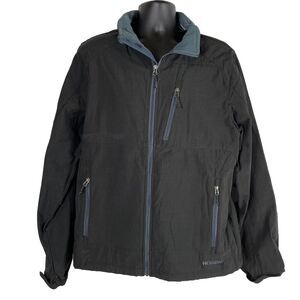 Black Diamond Jacket Men's XL Black Double‎ Diamond Soft Shell Full Zip Snow Ski